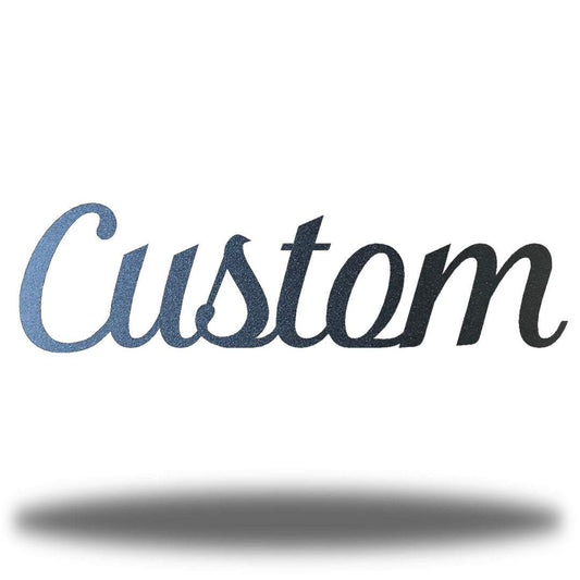 Riverside Designs-Custom Cursive Word-Metal Wall Art Décor
