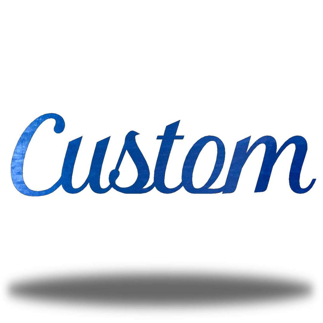 Riverside Designs-Custom Cursive Word-Metal Wall Art Décor