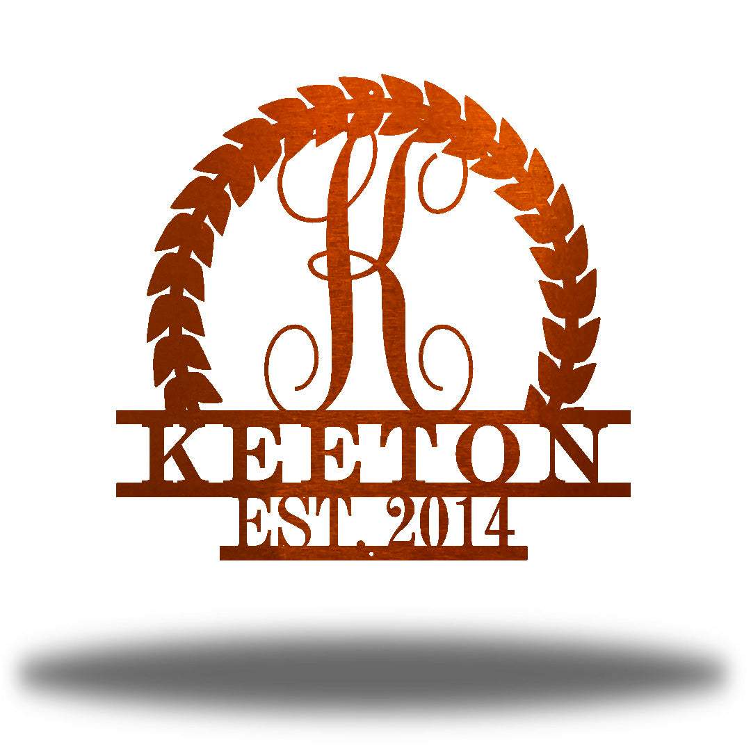 Riverside Designs-Decorative Monogram-Metal Wall Art Décor