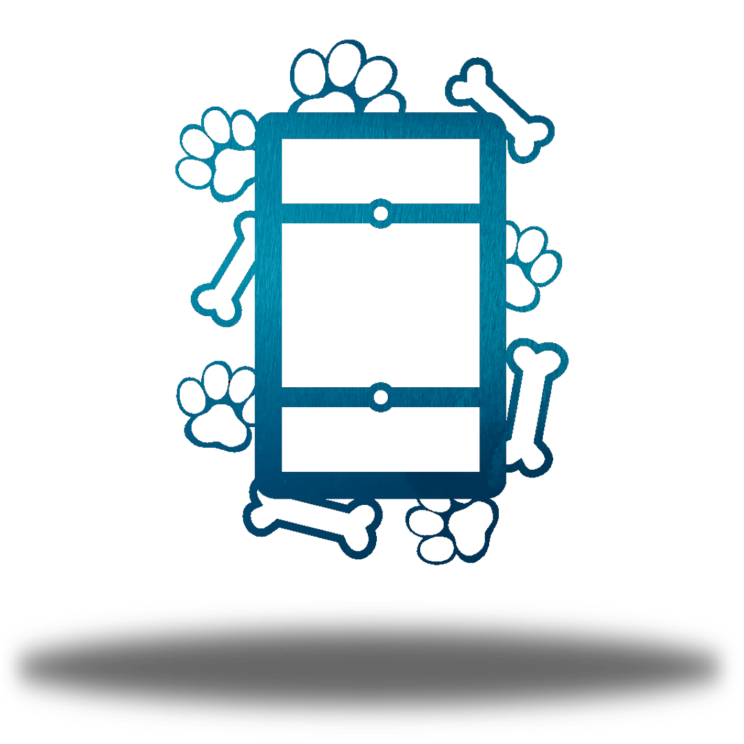 Riverside Designs-Dog Paw Light Switch Cover-Metal Wall Art Décor