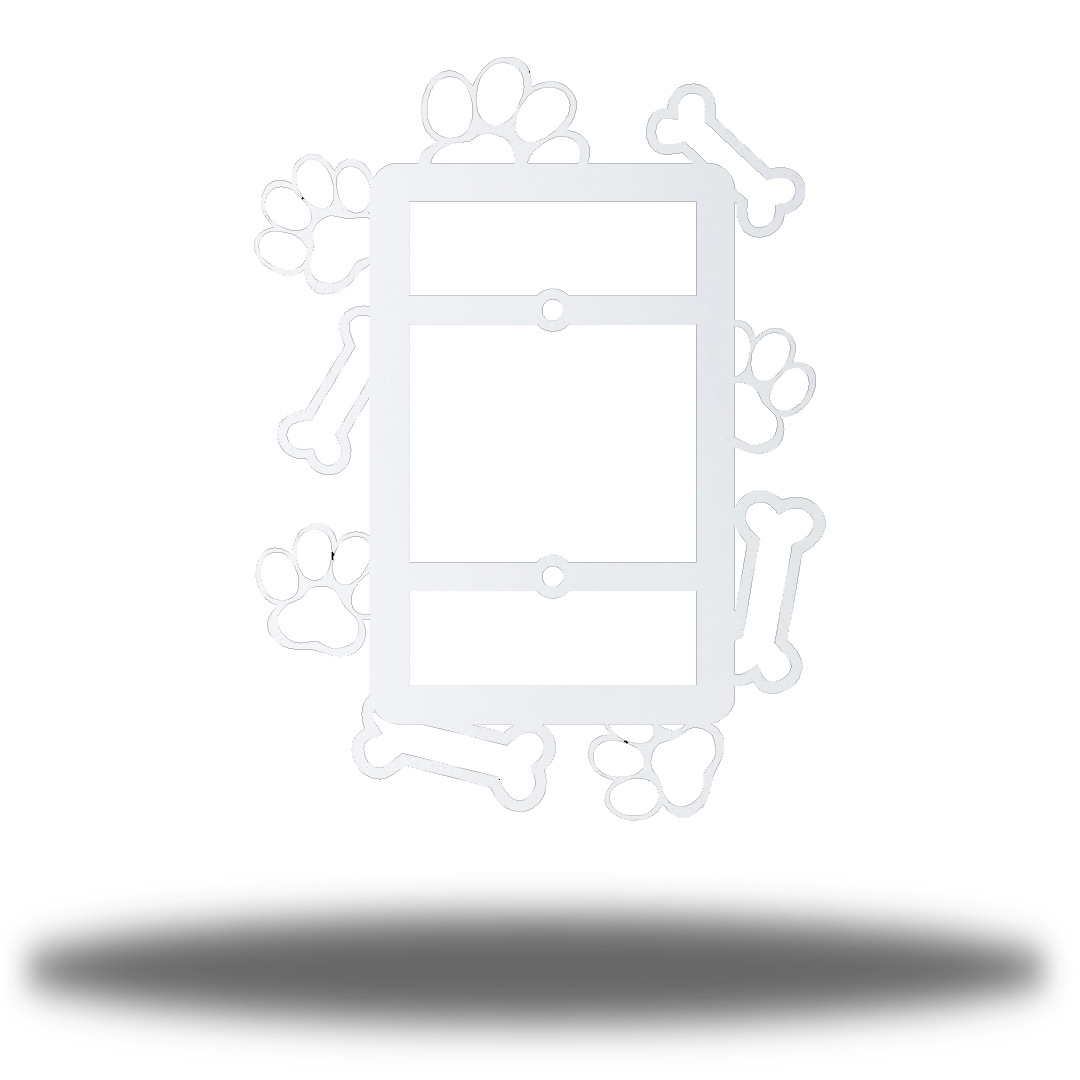 Riverside Designs-Dog Paw Light Switch Cover-Metal Wall Art Décor