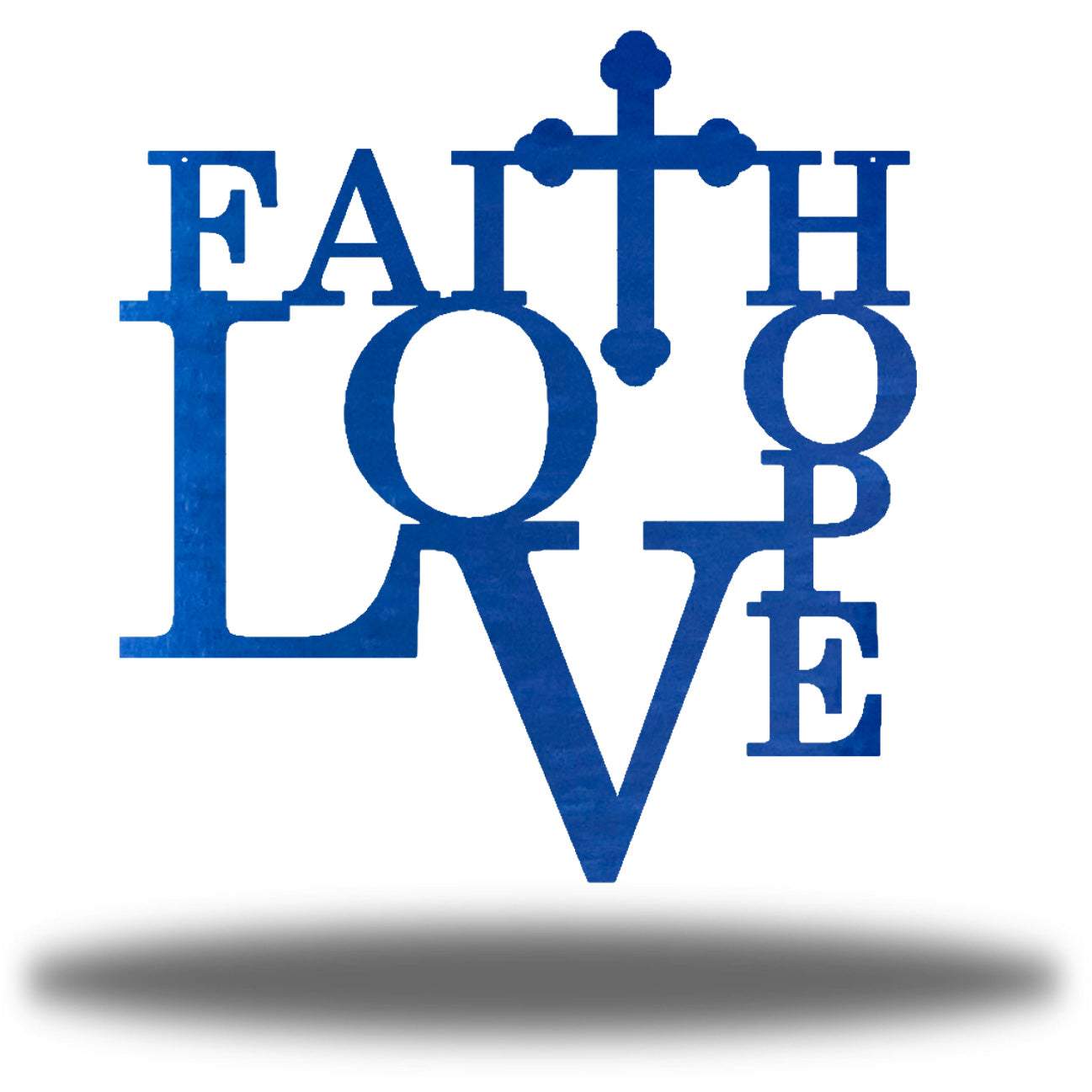 Riverside Designs-Faith Hope Love-Metal Wall Art Décor