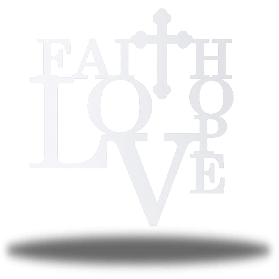 Riverside Designs-Faith Hope Love-Metal Wall Art Décor