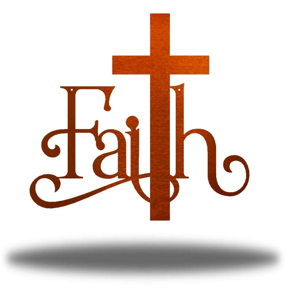 Riverside Designs-Faith Cross-Metal Wall Art Décor