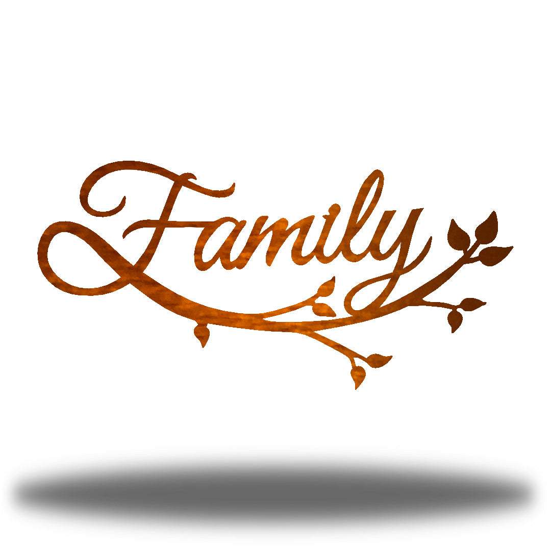 Riverside Designs-Family Tree Branch (CLEARANCE)-Metal Wall Art Décor