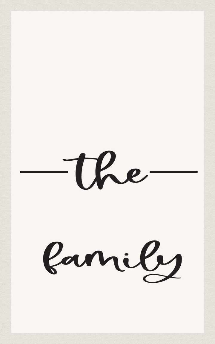 Family Initial Monogram Wood Sign-Riverside Designs-Wood