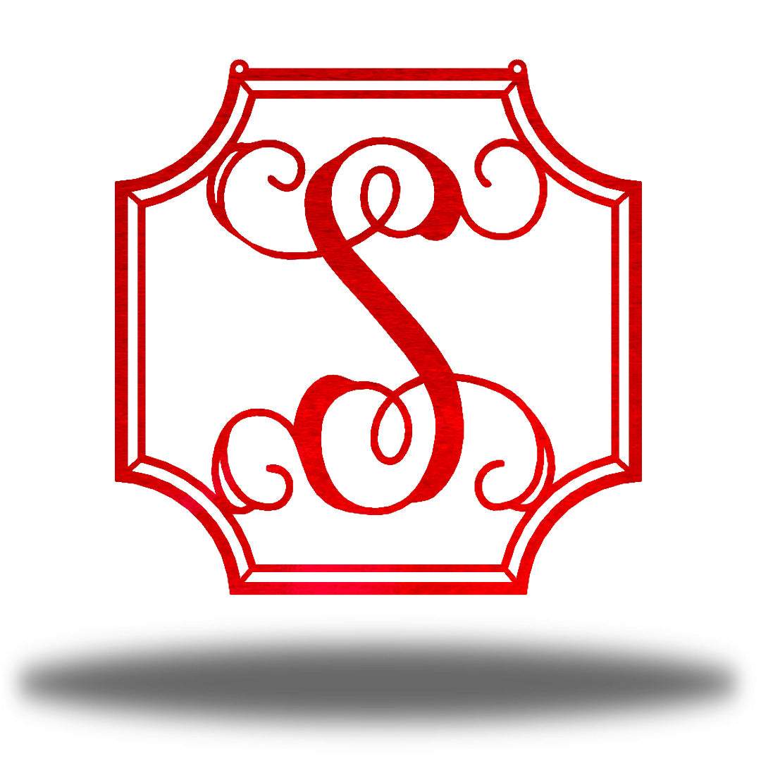 Riverside Designs-Fancy Vine Monogram-Metal Wall Art Décor