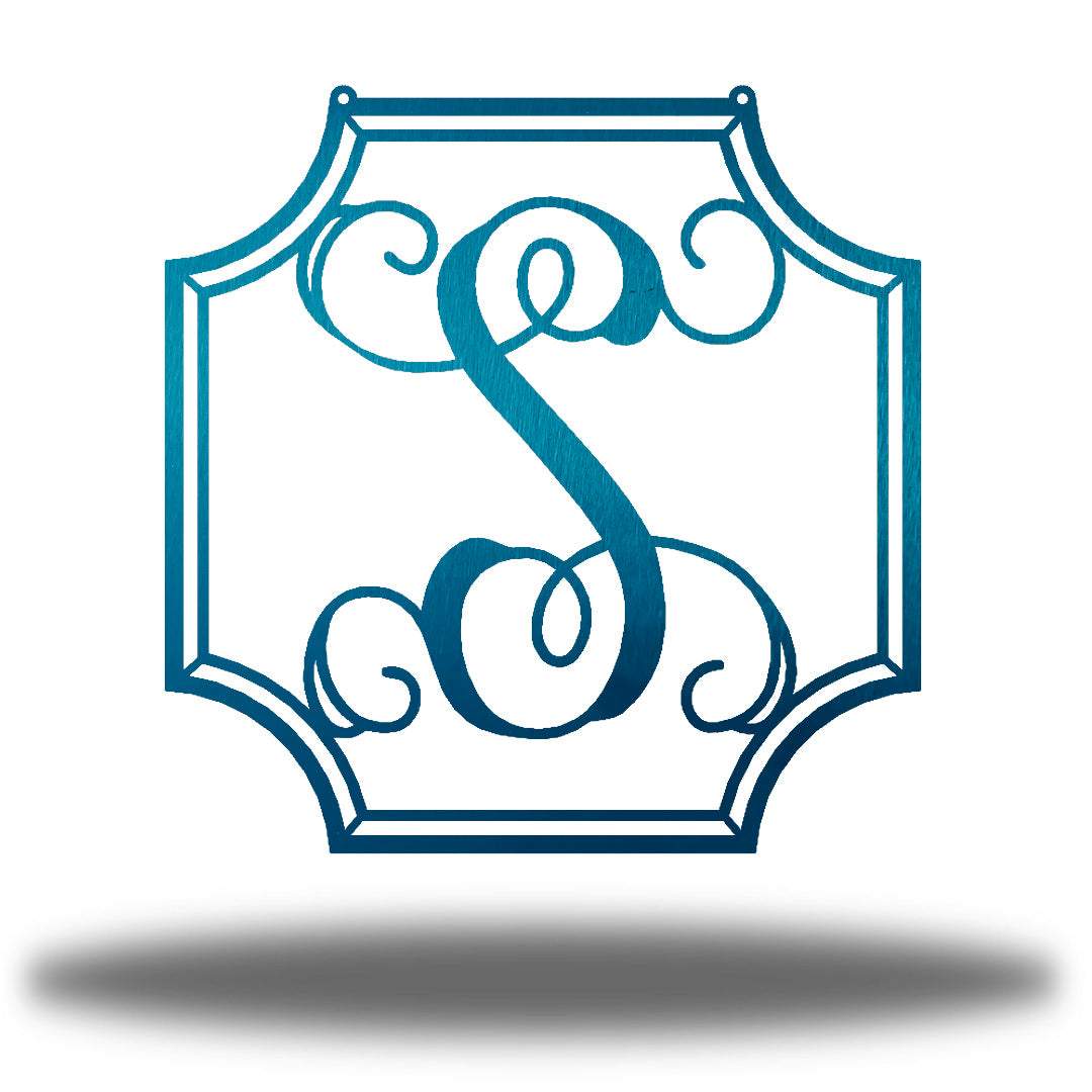 Riverside Designs-Fancy Vine Monogram-Metal Wall Art Décor