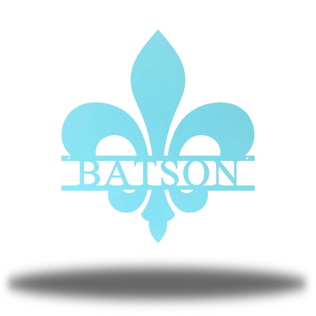 Riverside Designs-Fleur De Lis Split Letter Monogram-Metal Wall Art Décor