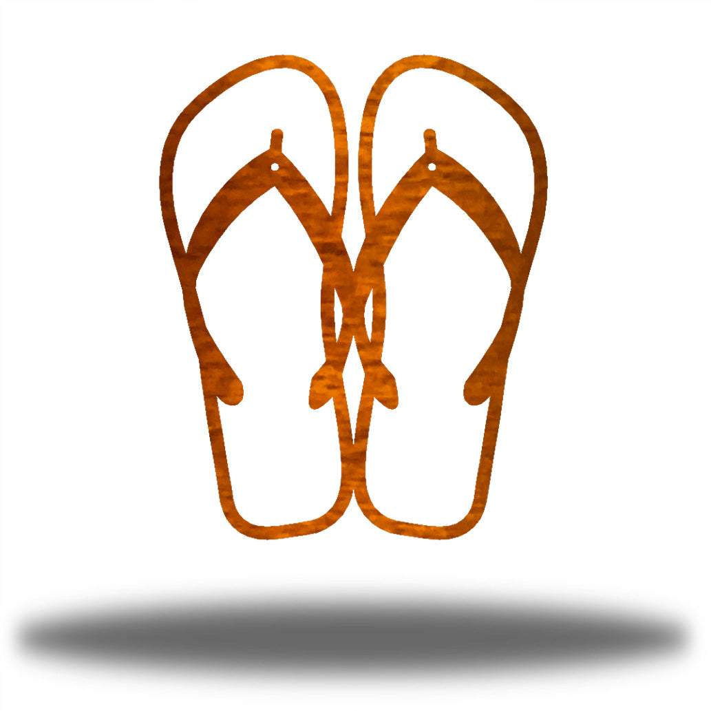 Riverside Designs-Flip Flops (CLEARANCE)-Metal Wall Art Décor