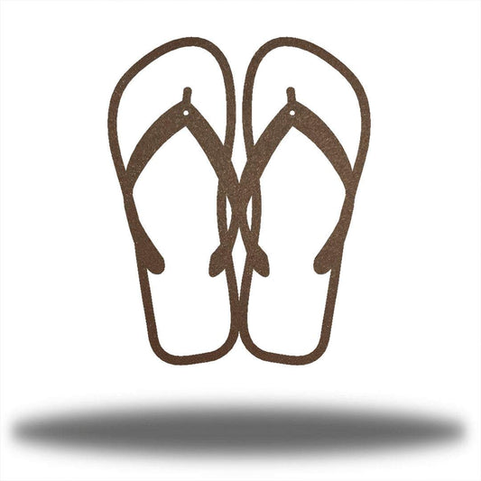 Riverside Designs-Flip Flops (CLEARANCE)-Metal Wall Art Décor