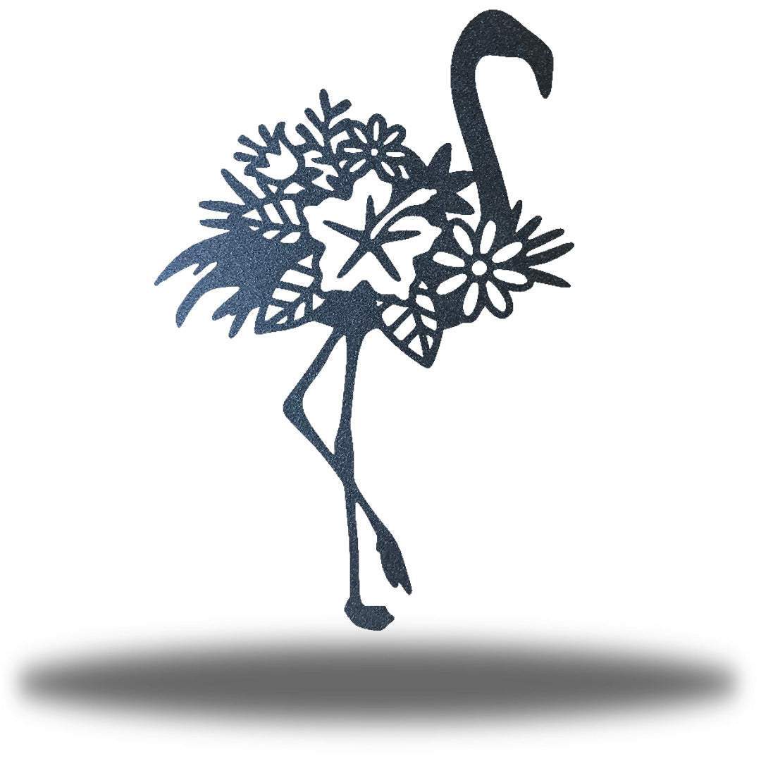 Riverside Designs-Floral Flamingo-Metal Wall Art Décor