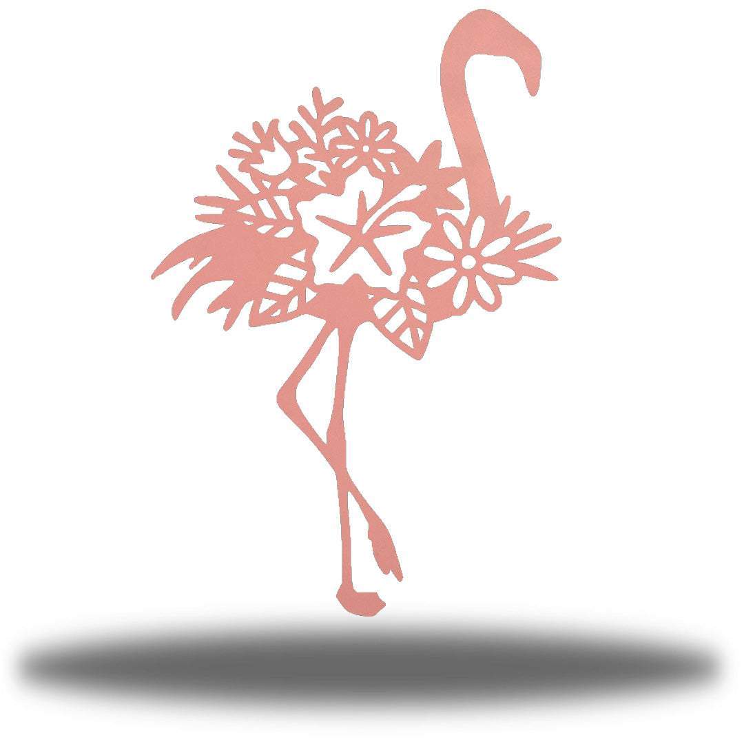 Riverside Designs-Floral Flamingo-Metal Wall Art Décor