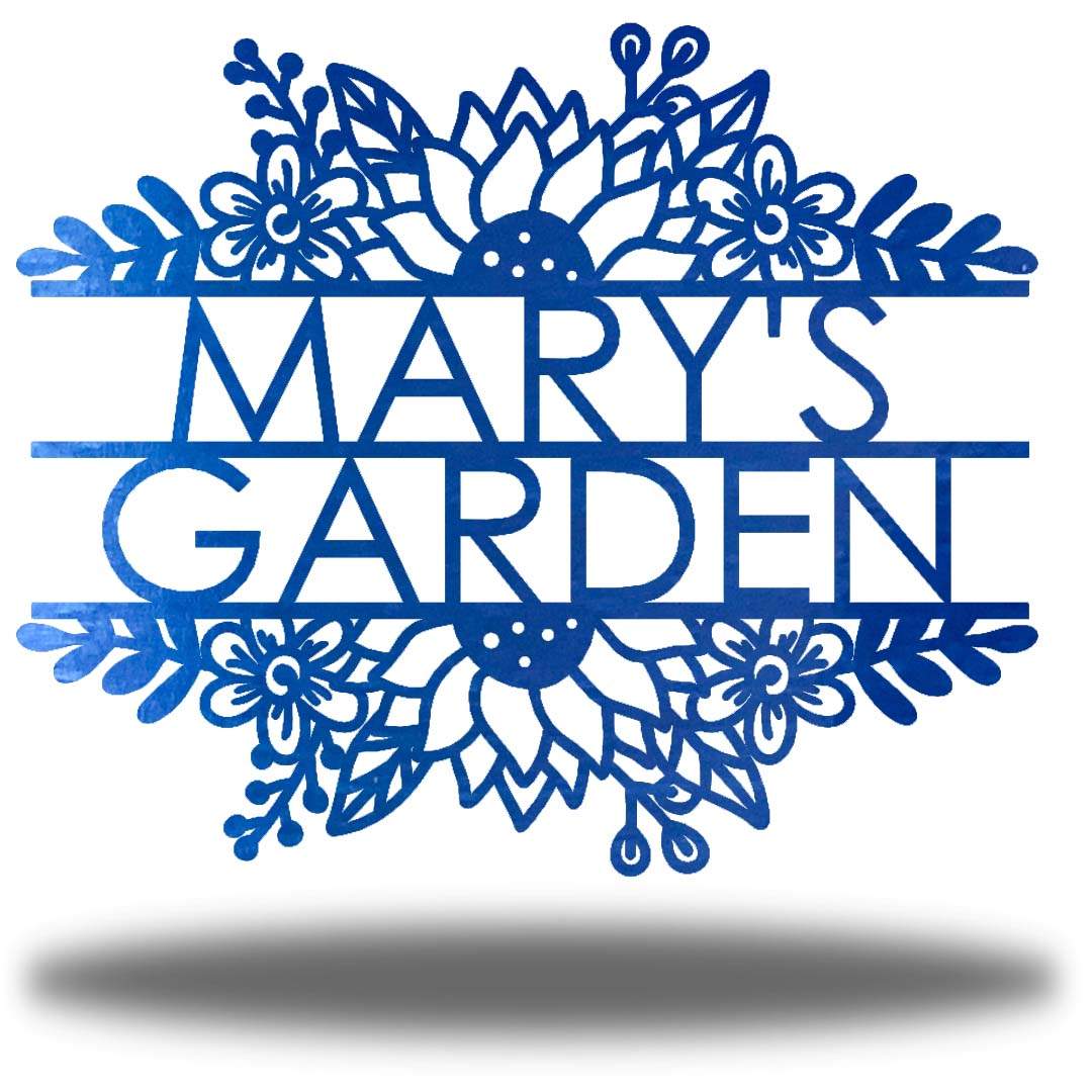 Riverside Designs-Floral Garden Monogram-Metal Wall Art Décor