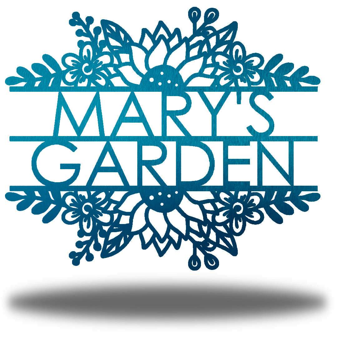 Riverside Designs-Floral Garden Monogram-Metal Wall Art Décor