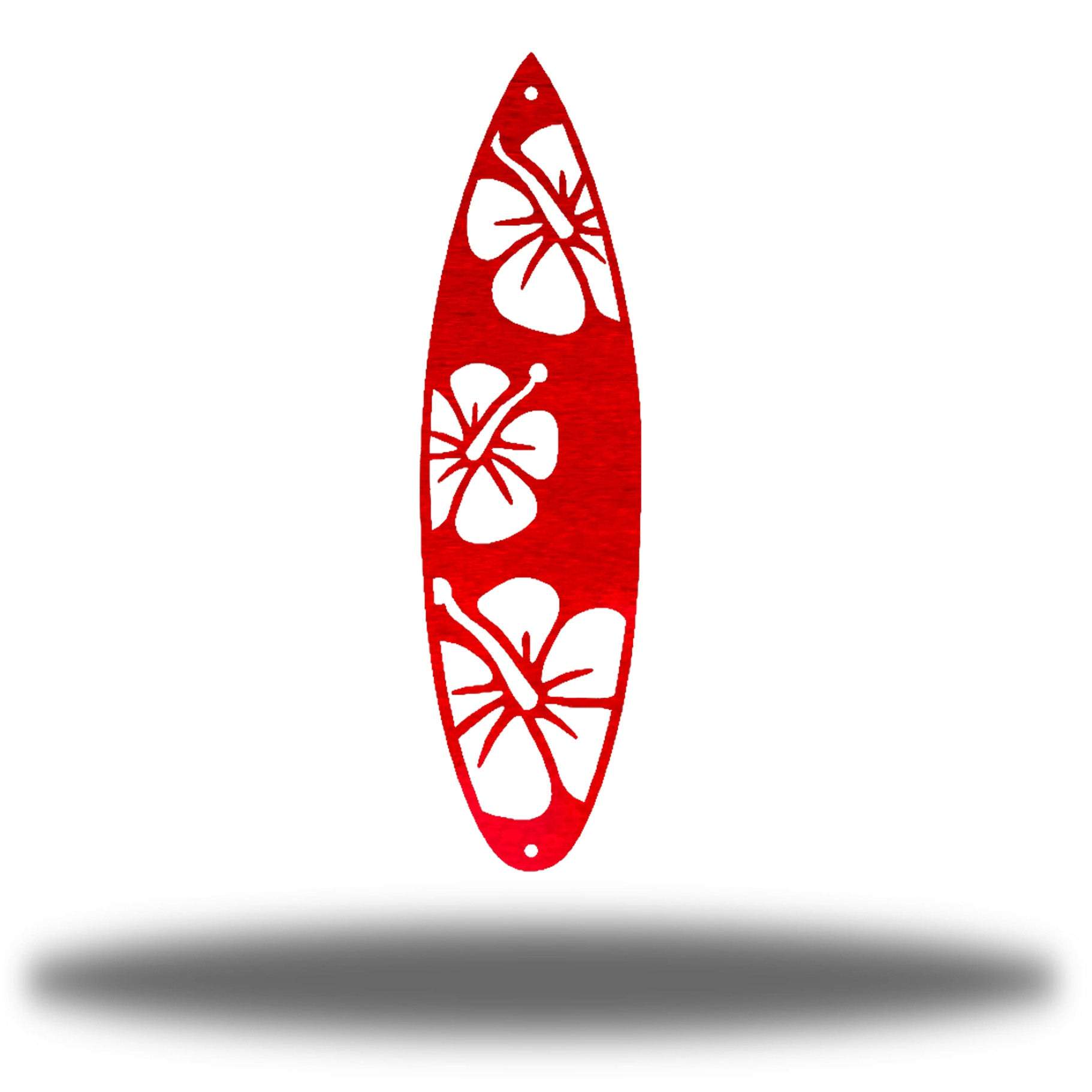 Riverside Designs-Flower Surfboard (CLEARANCE)-Metal Wall Art Décor