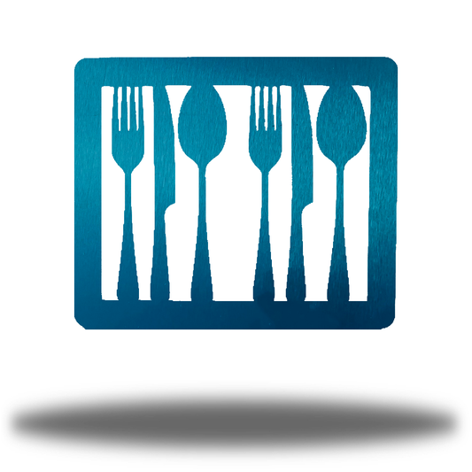 Riverside Designs-Cutlery Napkin Holder-Metal Wall Art Décor