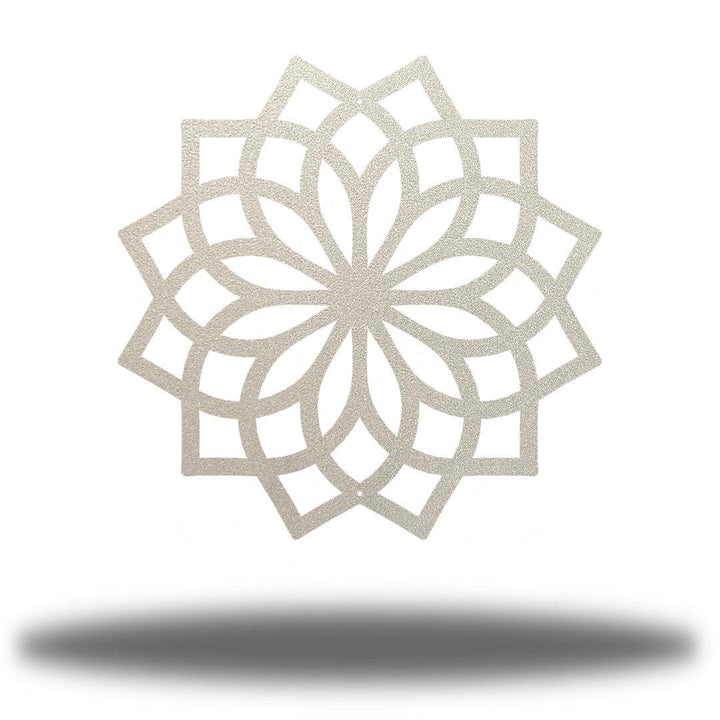 Riverside Designs-Geometric Lotus Flower-Metal Wall Art Décor