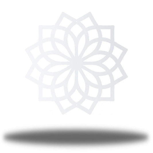 Riverside Designs-Geometric Lotus Flower-Metal Wall Art Décor