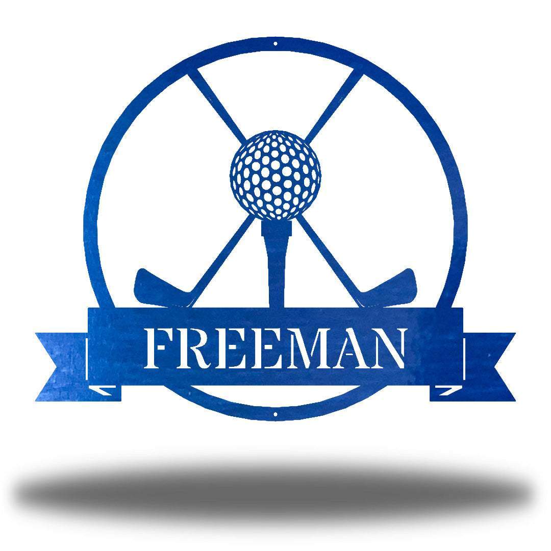 Riverside Designs-Golf Monogram-Metal Wall Art Décor