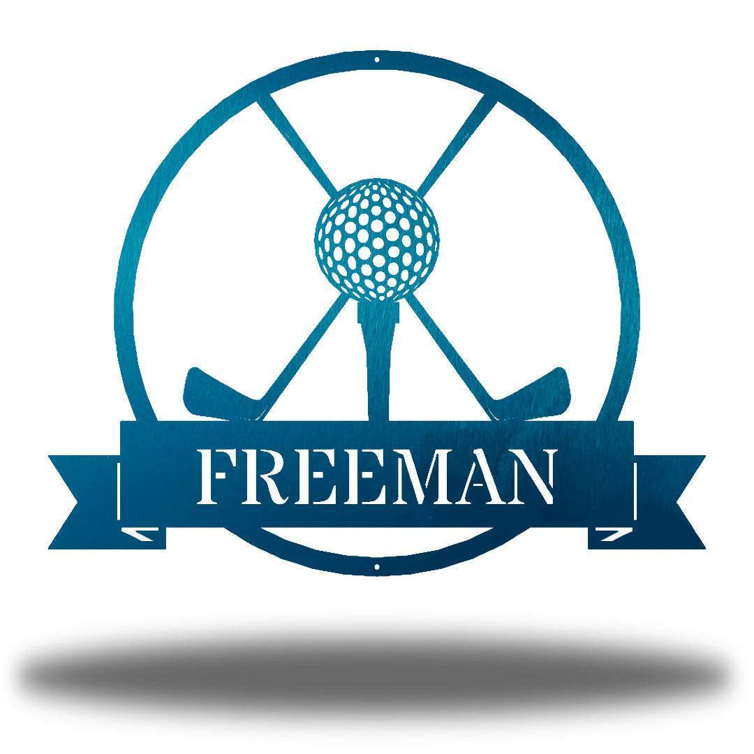 Riverside Designs-Golf Monogram-Metal Wall Art Décor