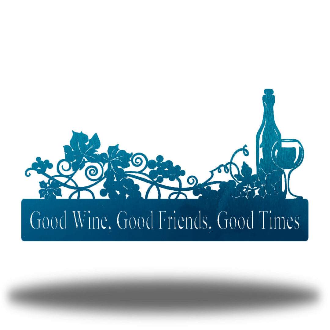 Riverside Designs-Good Wine-Metal Wall Art Décor