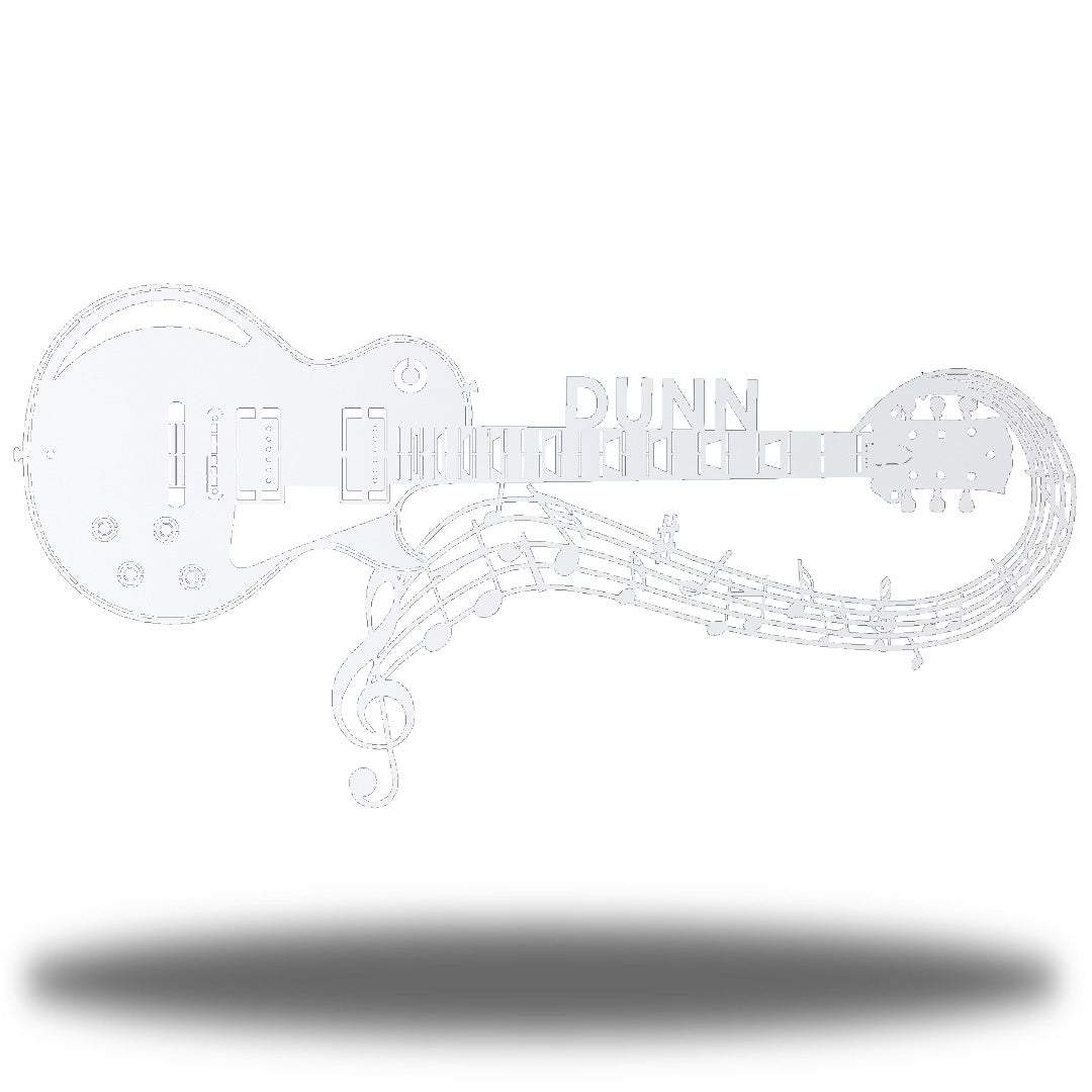 Riverside Designs-Guitar Monogram-Metal Wall Art Décor