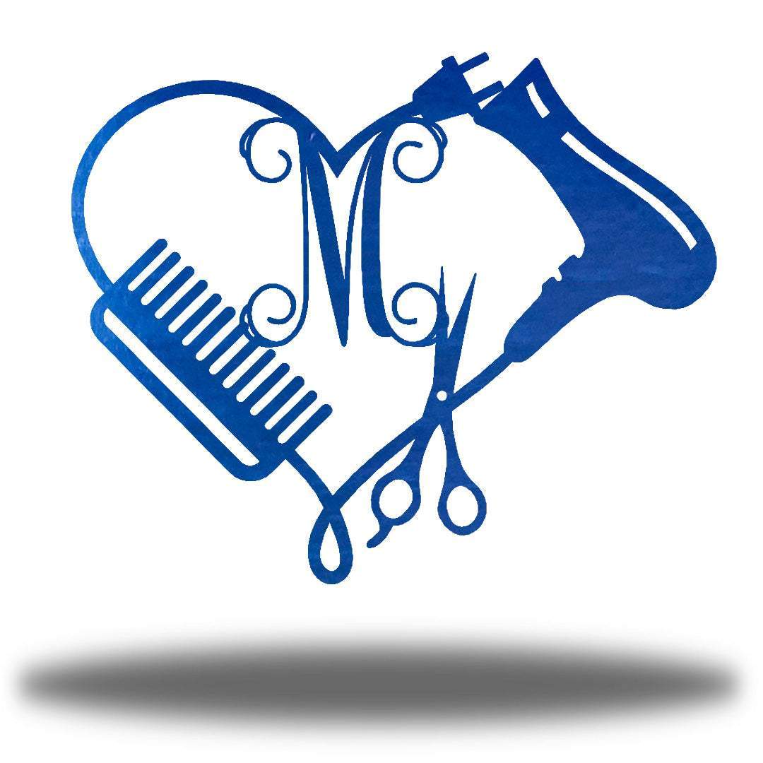 Riverside Designs-Hair Dresser Monogram-Metal Wall Art Décor