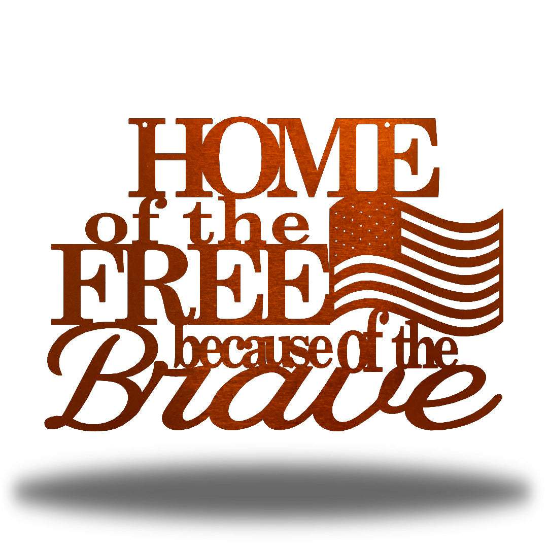Riverside Designs-Home of the Free-Metal Wall Art Décor