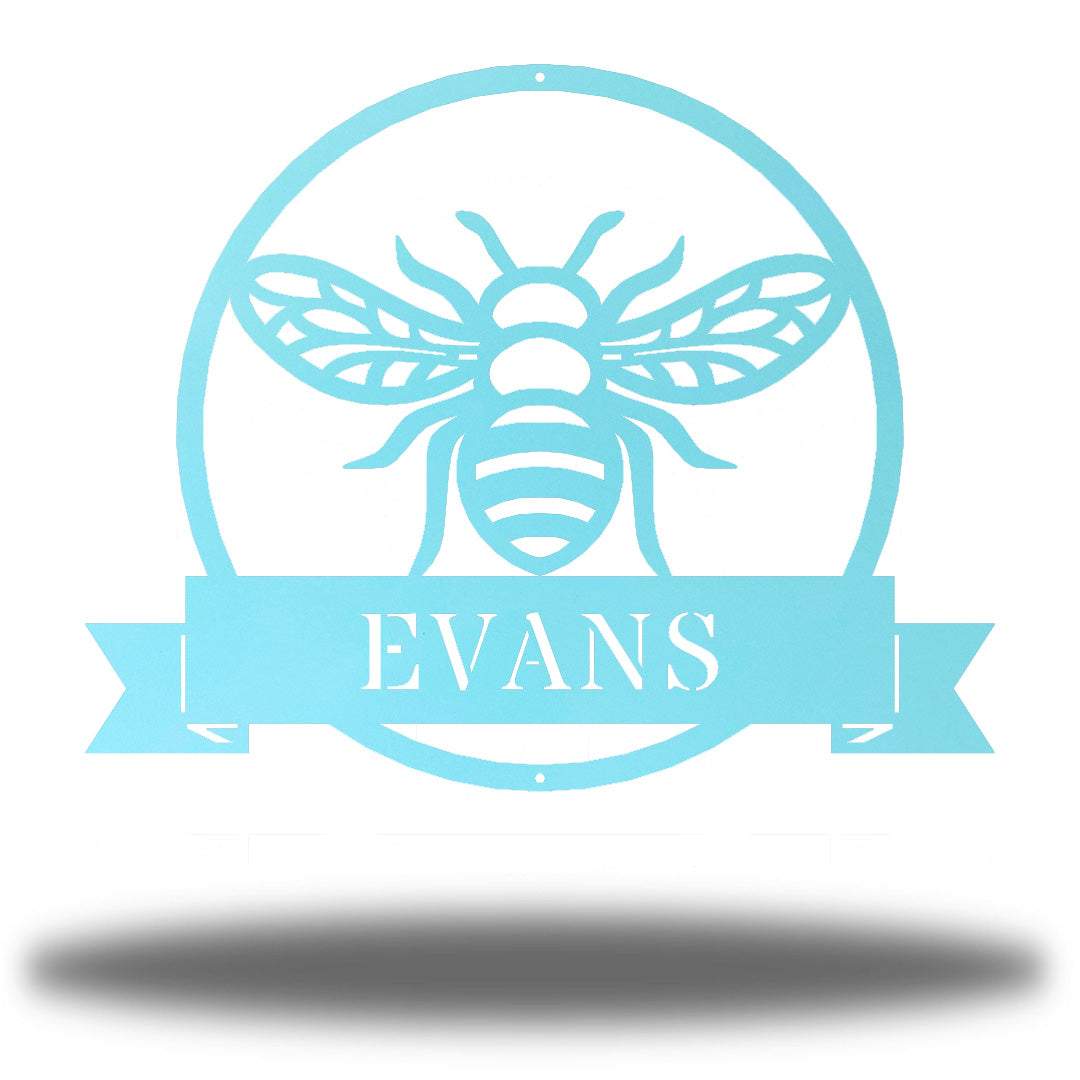 Riverside Designs-Honey Bee Monogram-Metal Wall Art Décor