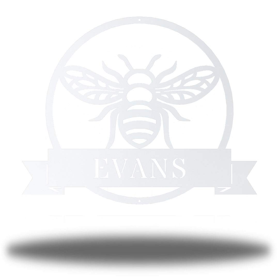 Riverside Designs-Honey Bee Monogram-Metal Wall Art Décor