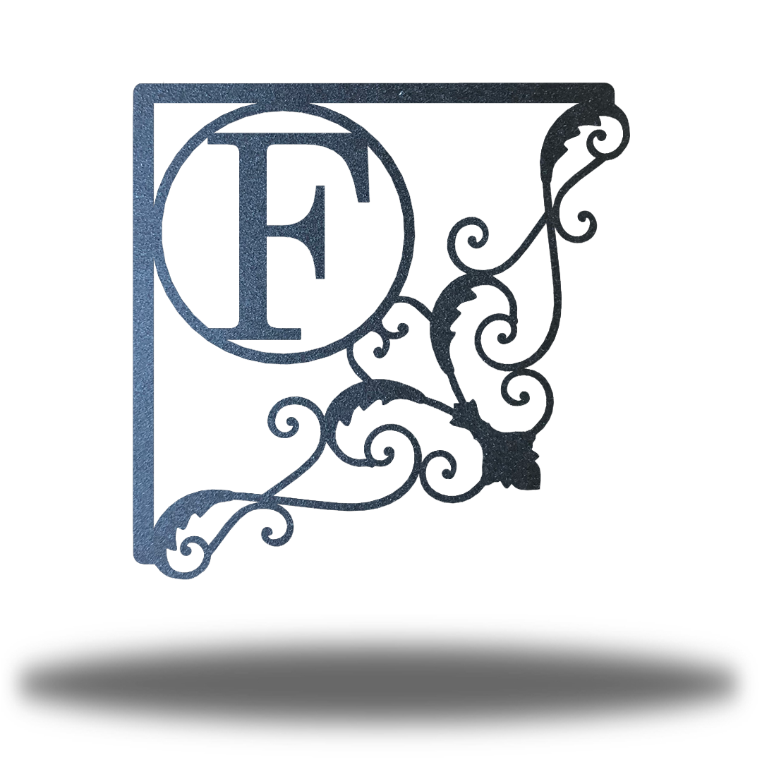 Riverside Designs-Initial Mailbox Sign-Metal Wall Art Décor