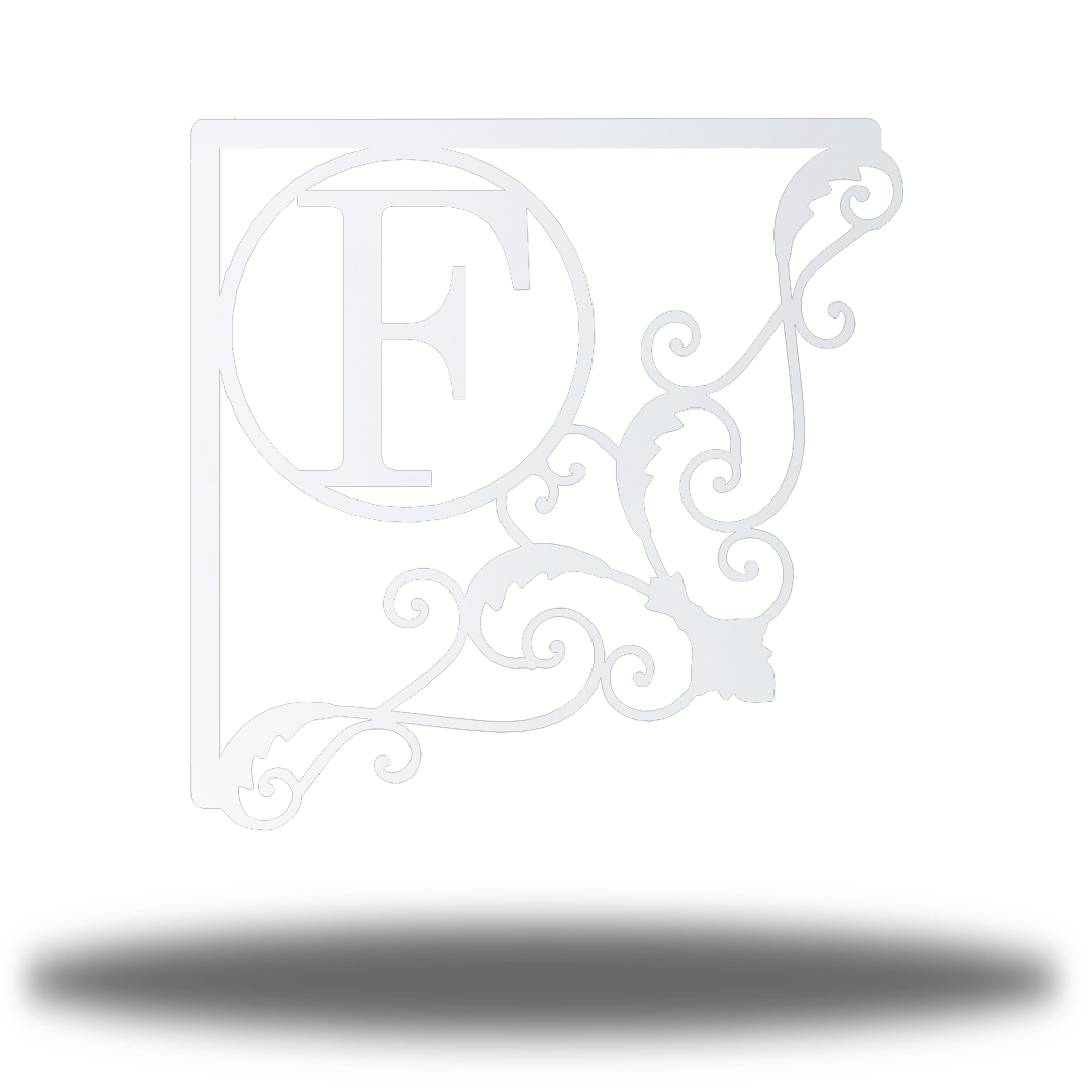 Riverside Designs-Initial Mailbox Sign-Metal Wall Art Décor