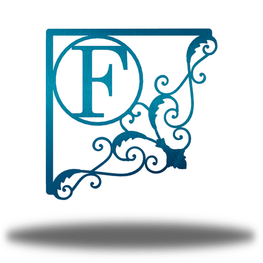 Riverside Designs-Initial Mailbox Sign-Metal Wall Art Décor