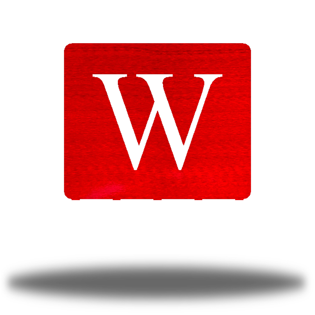 Riverside Designs-Initial Napkin Holder-Metal Wall Art Décor