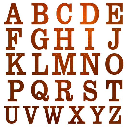 Riverside Designs-Letters of the Alphabet-Metal Wall Art Décor