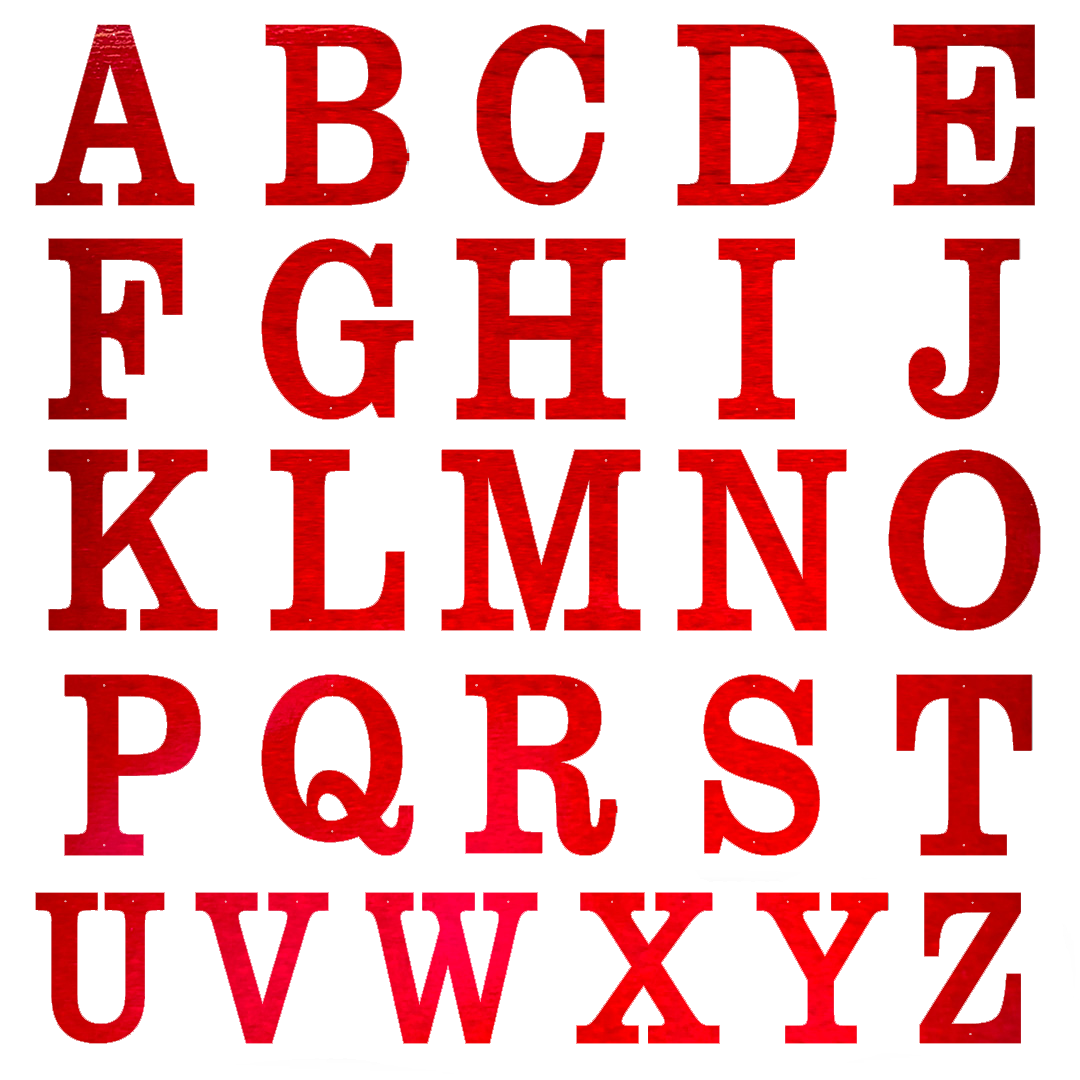 Riverside Designs-Letters of the Alphabet-Metal Wall Art Décor