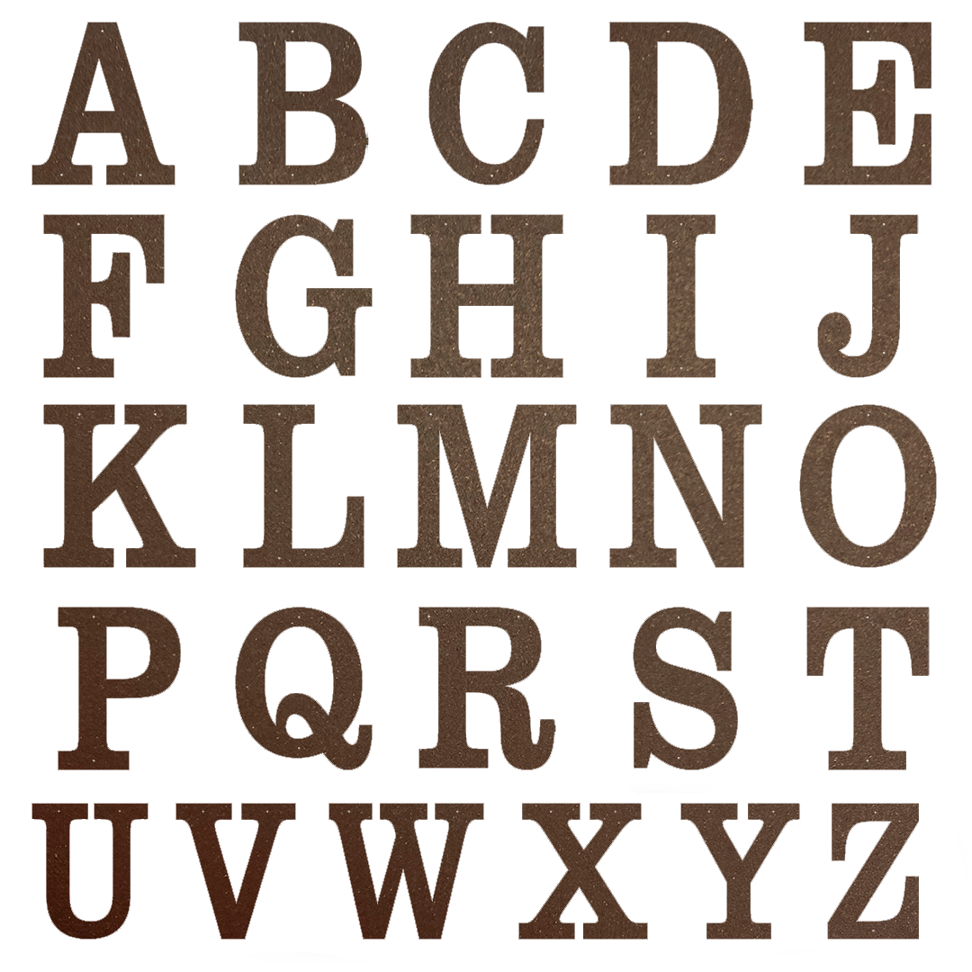 Riverside Designs-Letters of the Alphabet-Metal Wall Art Décor