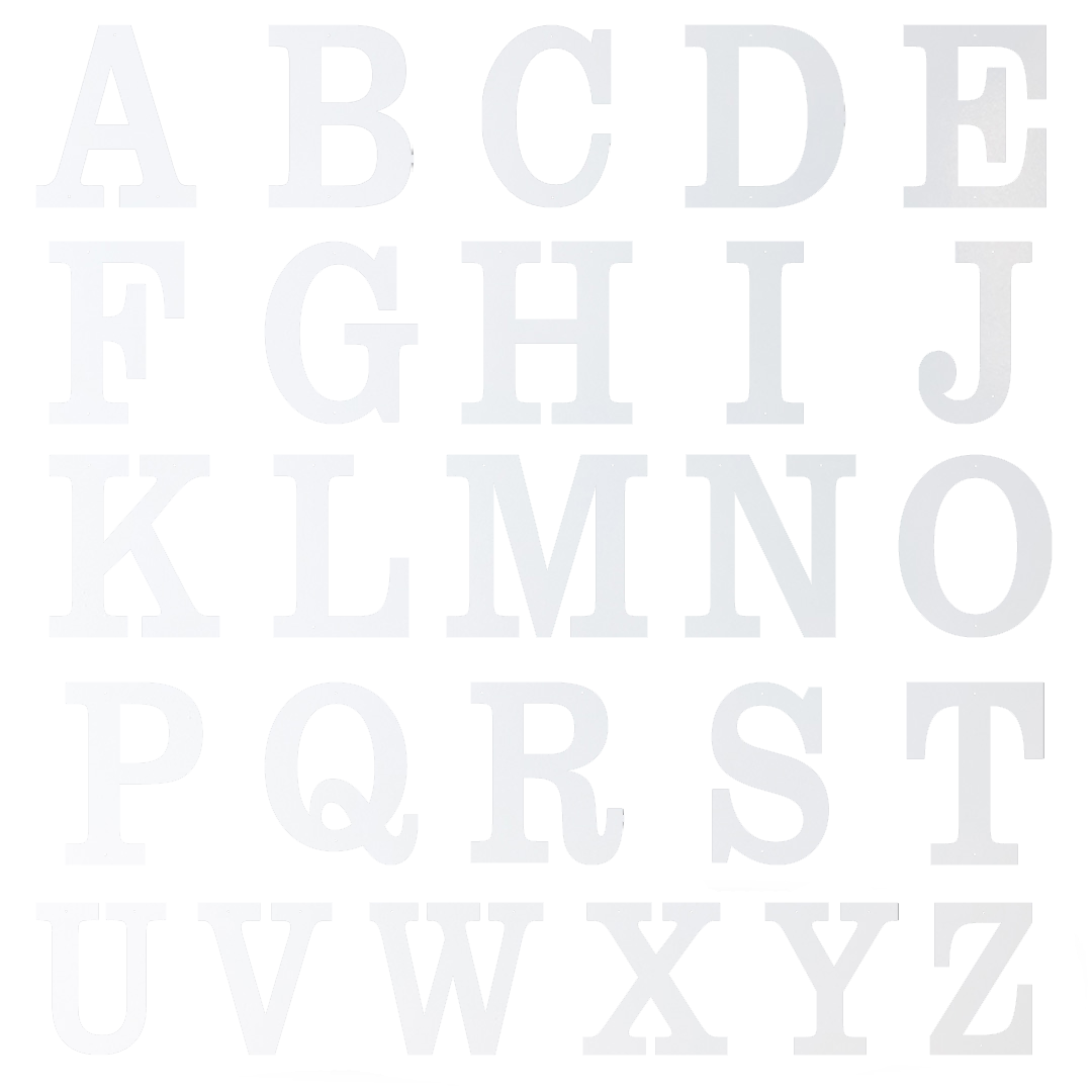 Riverside Designs-Letters of the Alphabet-Metal Wall Art Décor