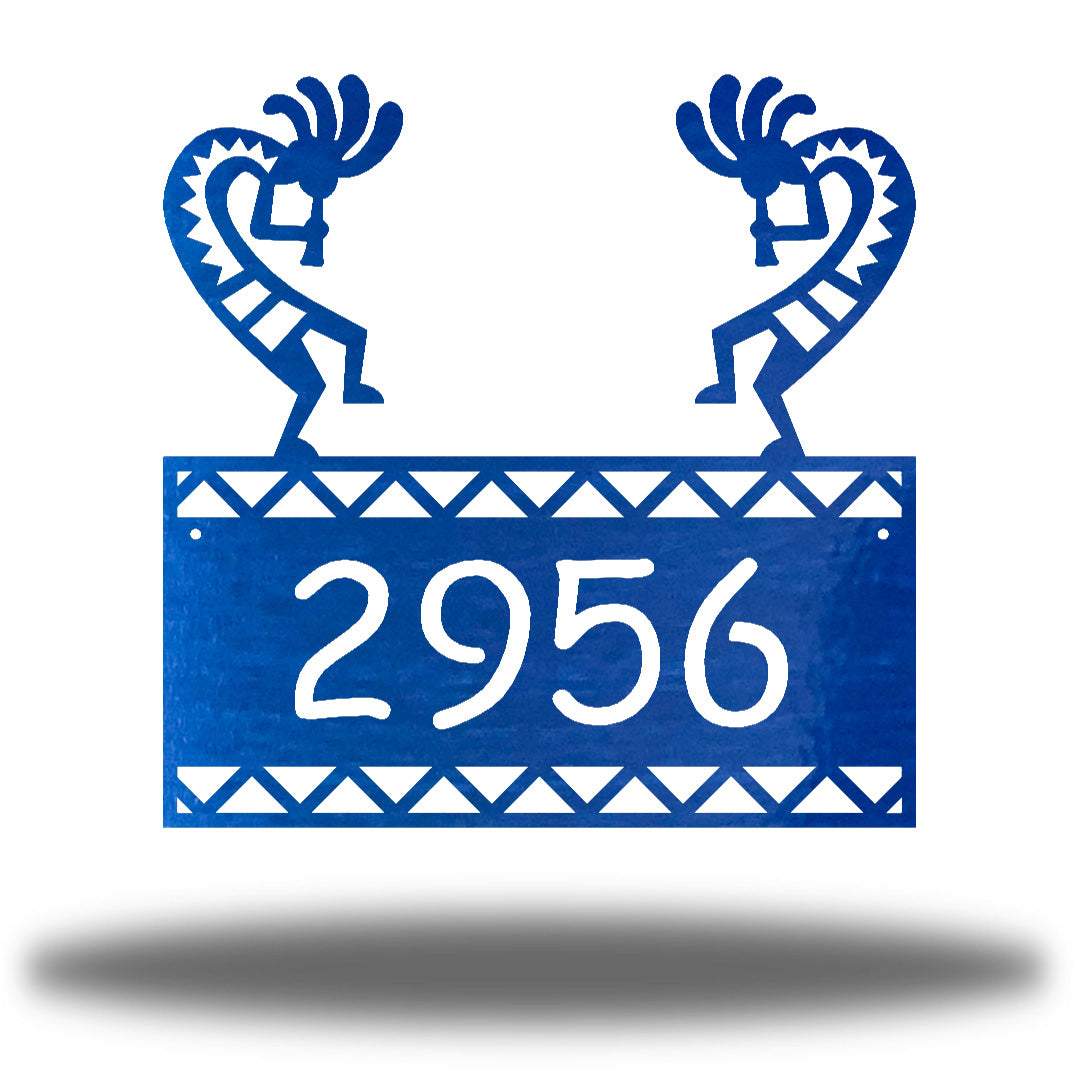 Riverside Designs-Kokopelli Address Sign-Metal Wall Art Décor