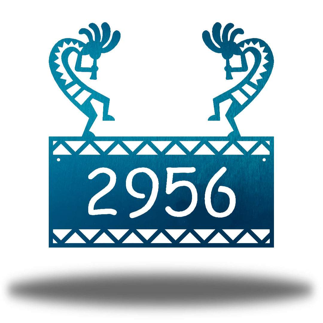 Riverside Designs-Kokopelli Address Sign-Metal Wall Art Décor