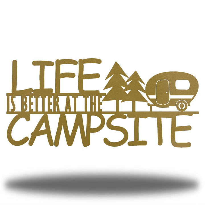 Riverside Designs-Life is Better at the Campsite-Metal Wall Art Décor