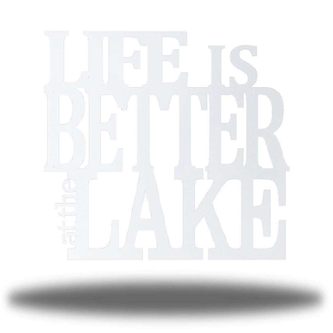 Riverside Designs-Life is Better at the Lake-Metal Wall Art Décor