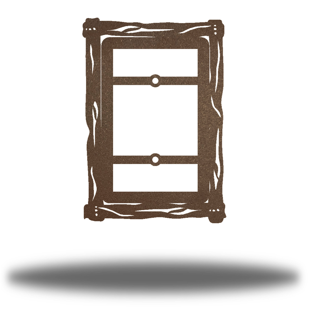 Riverside Designs-Cabin Light Switch Cover-Metal Wall Art Décor