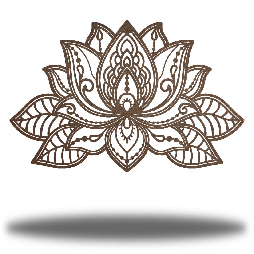 Riverside Designs-Lotus Mandala (CLEARANCE)-Metal Wall Art Décor