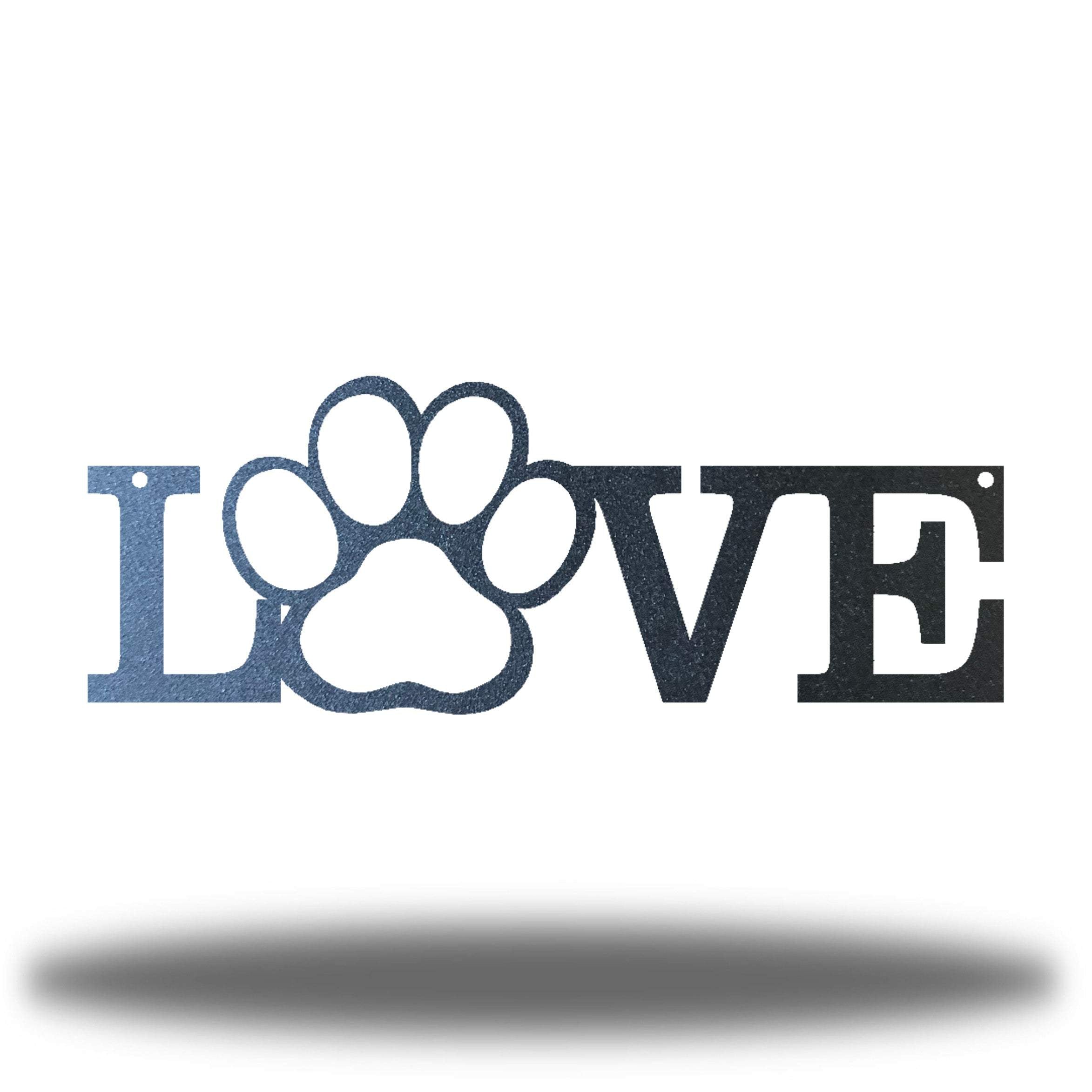 Riverside Designs-Love Paw-Metal Wall Art Décor