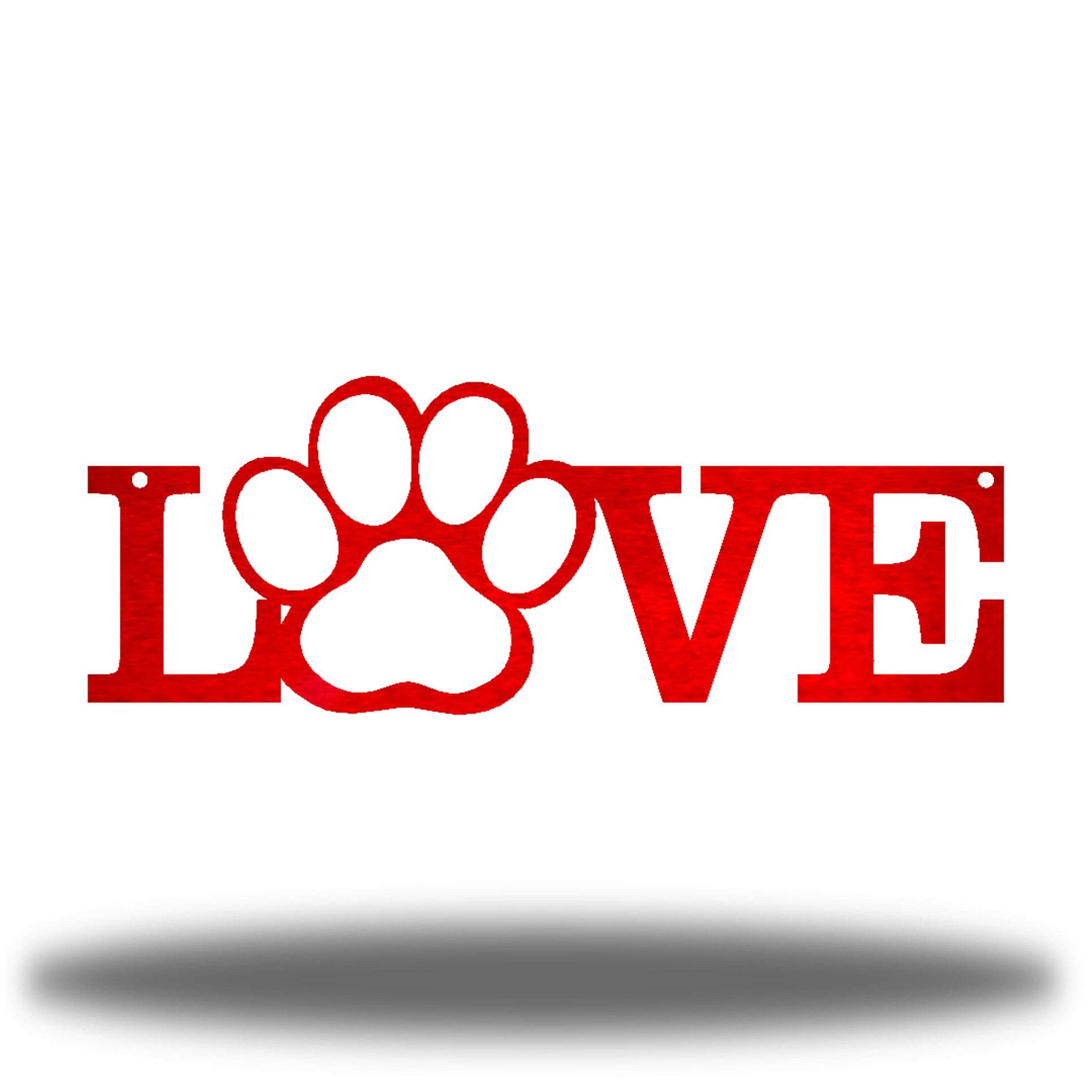 Riverside Designs-Love Paw(CLEARANCE)-Metal Wall Art Décor
