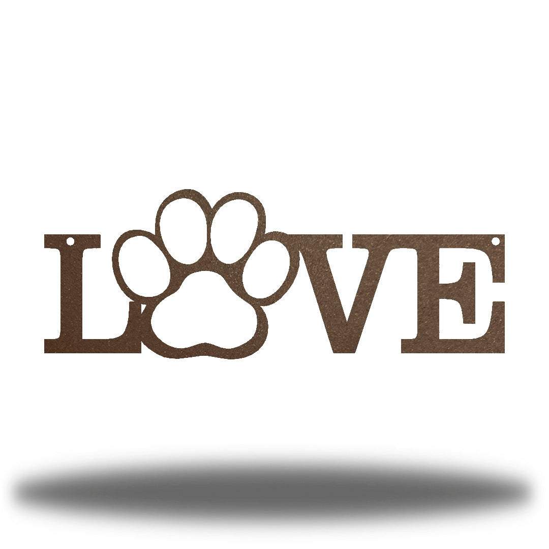 Riverside Designs-Love Paw(CLEARANCE)-Metal Wall Art Décor