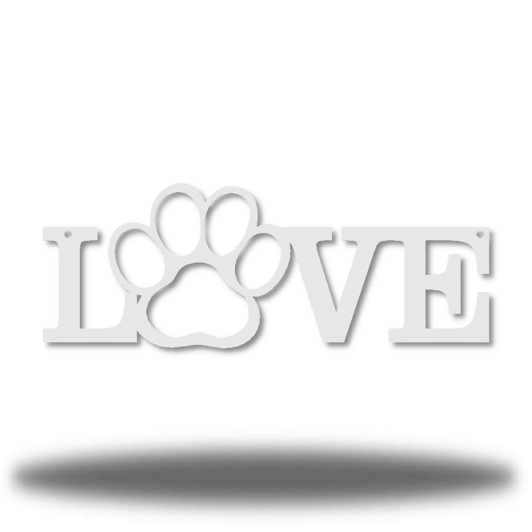 Riverside Designs-Love Paw-Metal Wall Art Décor