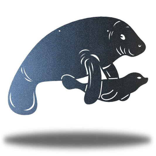 Riverside Designs-Manatee-Metal Wall Art Décor